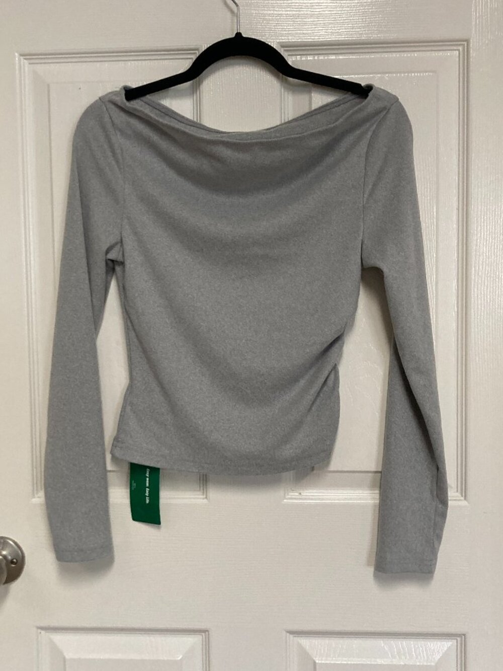 Shein EZwear blouse New With Tags grey size medium women's